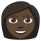 Woman - Black emoji on Emojione